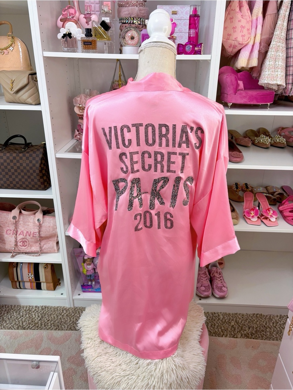 Victoria’s Secret 2016 Fashion Show Pink Silky Robe